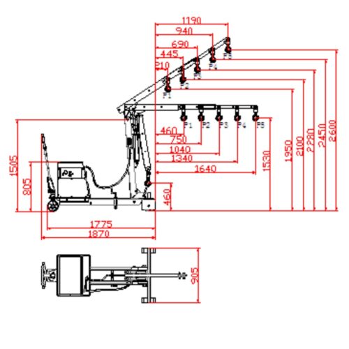 Semi-Electric Counter-Balance Crane - DSD0.55