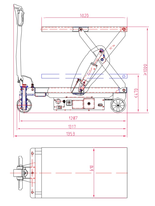 Powered Lift Table - SJZ series