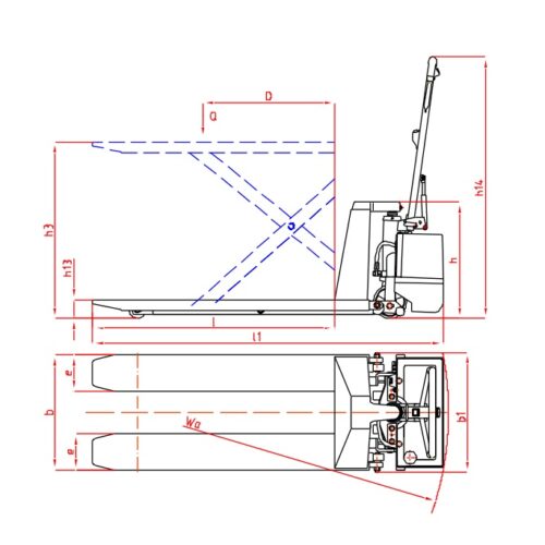 Electric Scissors Lifter with Double Cylinders -DGB1