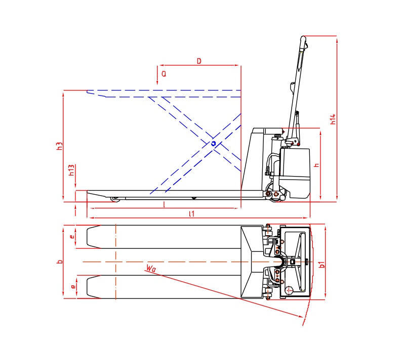 Electric Scissors Lifter with Double Cylinders -DGB1