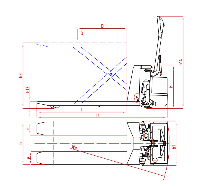 Electric Scissors Lifter with Double Cylinders - DGB1A