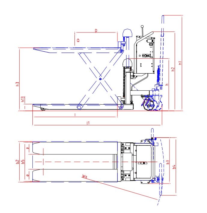 Electric Skid Lift Pallet Truck - DGB1S