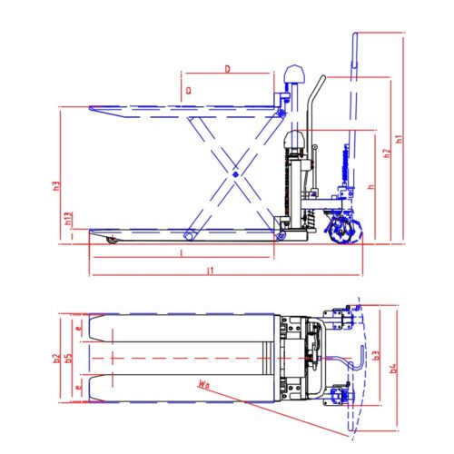 Manual Skid Lift Pallet Truck - HLT1S