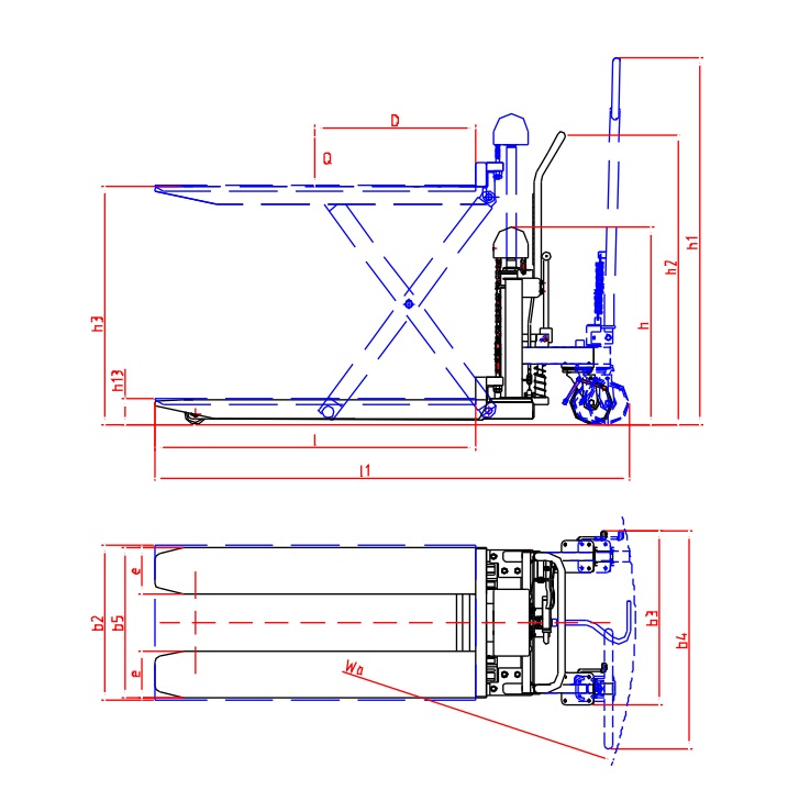 Manual Skid Lift Pallet Truck - HLT1S