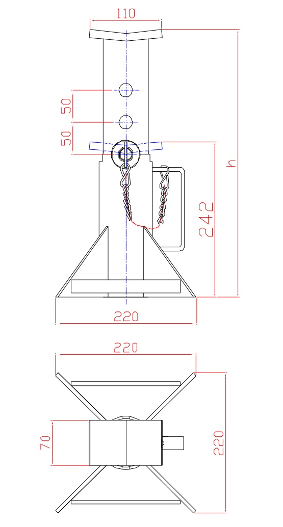 Forklift Jack Stand - HT series