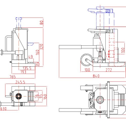 Toe Jack Heavy Duty Type - TB series