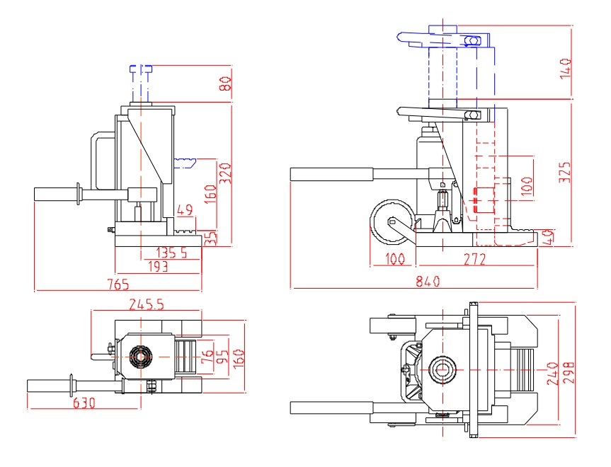 Toe Jack Heavy Duty Type - TB series