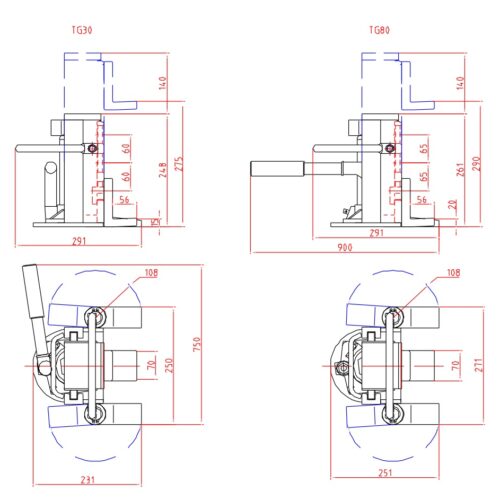 Toe Jack - TG series